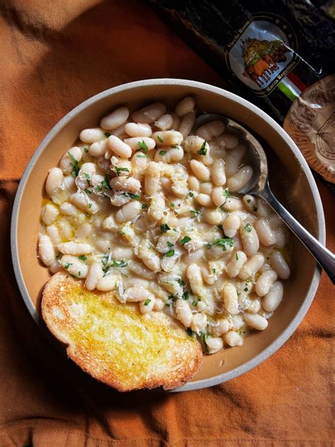 White Bean Soup With Parmesan Broth