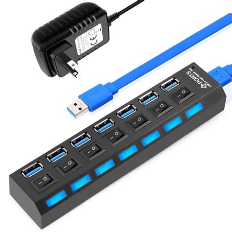 Usb Hub Hub Multi Usb Splitter Port Expander Multiple Usb