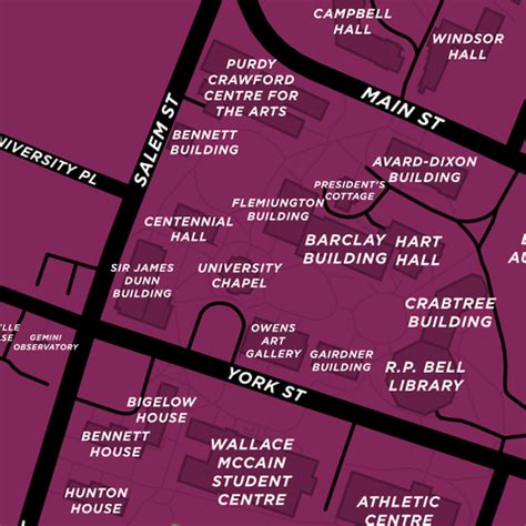 Mount Allison Campus Map