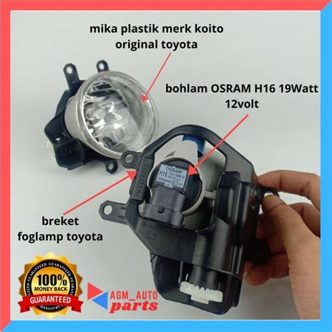 Foglamp Sienta Foglamp Yaris Foglamp Innova Reborn Lampu Kabut New