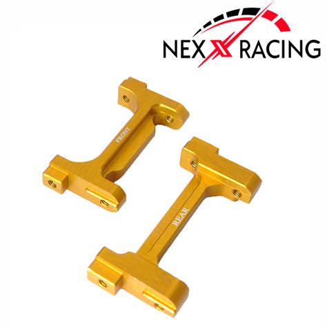 Nx 382 G Nexx Racing Cnc Alu Front And Rear Bumper Mounts Set For Trx