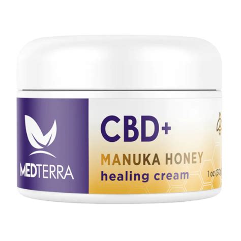 Cbd Manuka Honey Healing Cream By Medterra Dme Usa