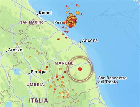 Terremoto Marche Scossa Anche In Provincia Di Macerata Dati E Mappe