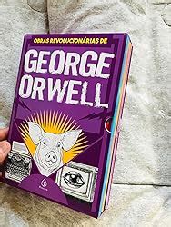 As obras revolucionárias de George Orwell Box 3 livros Amazon