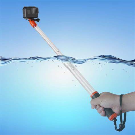 TELESIN Palo Flotante Extensible Para Selfie Monopod Impermeable