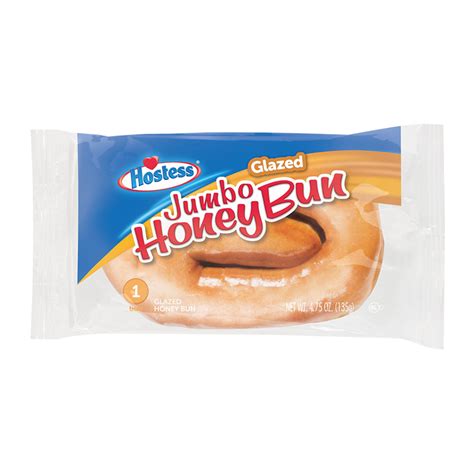 Hostess Glazed Jumbo Honey Bun 135g