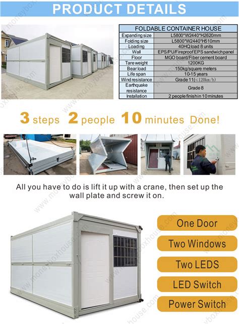 20FT Cheap Portable Prefab Storage Movable Expandable Mobile