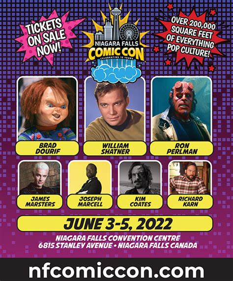 Niagara Falls Comic Con Returns June 3-5. Tickets available!