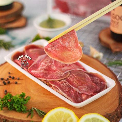 Jual Gyutan Lidah Sapi Slice Ox Tongue Slice 250 Gr Shopee Indonesia