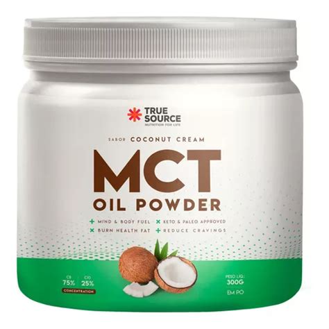 Mct Oil Powder True Source Cido Capr Lico C Puro G Frete Gr Tis