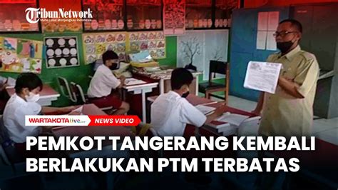 Pemkot Tangerang Kembali Berlakukan PTM Terbatas 50 Persen Di Tingkat