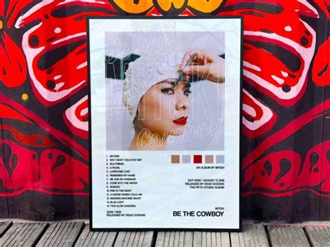 Mitski "Be The Cowboy" Album Cover Poster for Home Room Decor #2 ...