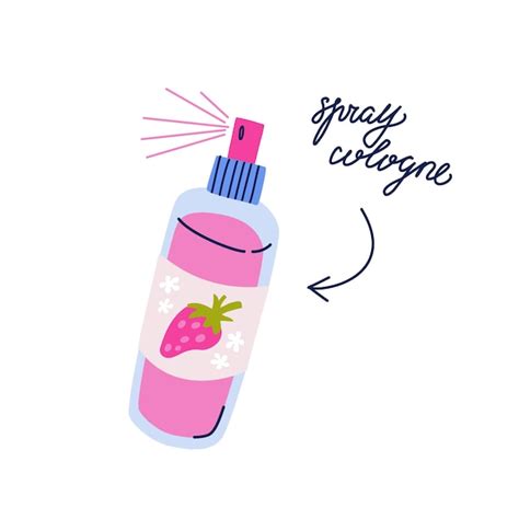 Premium Vector Cologne Spray Bottle Vector Isolated Clipart Odor