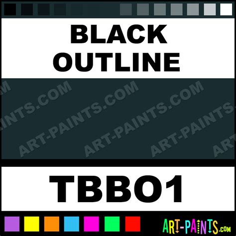 black outline ink tattoo ink paints tbbo black outline paint