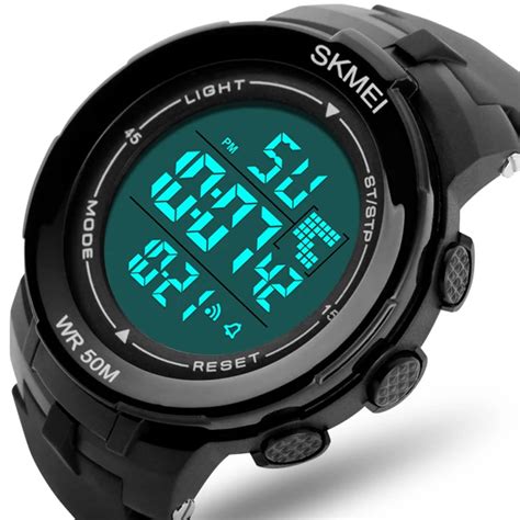 SKMEI 50m Swim Digital Watch Men Sport Super Cool Men's Quartz Sports Watches Luxury Brand LED ...