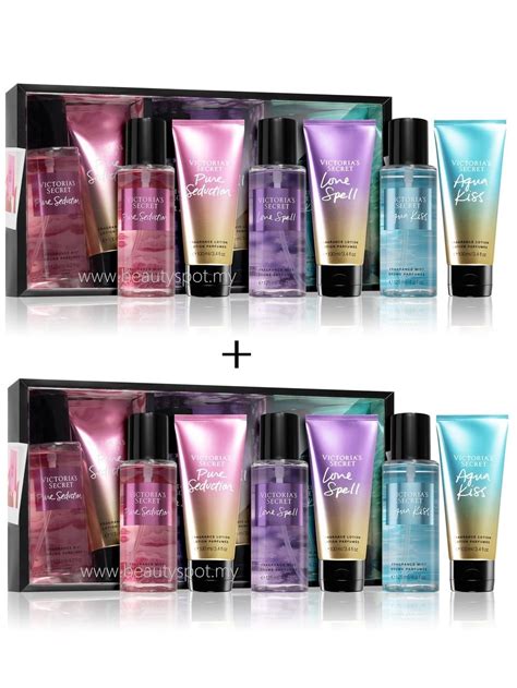 Combo Victorias Secret Assorted Signature Mist And Lotion 6pcs T Set X 2 Sets Beautyspot