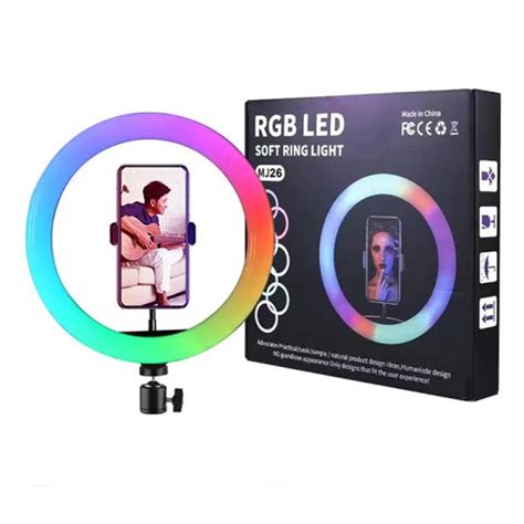 ANILLO DE LUZ RGB DE 10 PULGADAS CON SOPORTE B0875N47V5 SICSA Nicaragua