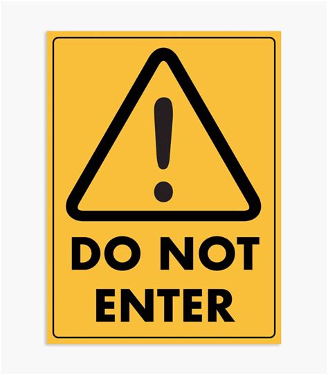 Do Not Enter Sign Wise