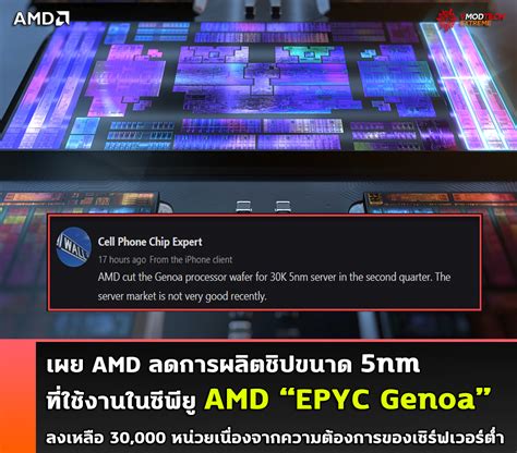 Welcome to Vmodtech เผย AMD ลดการผลตชปขนาด 5nm ทใชงานใน