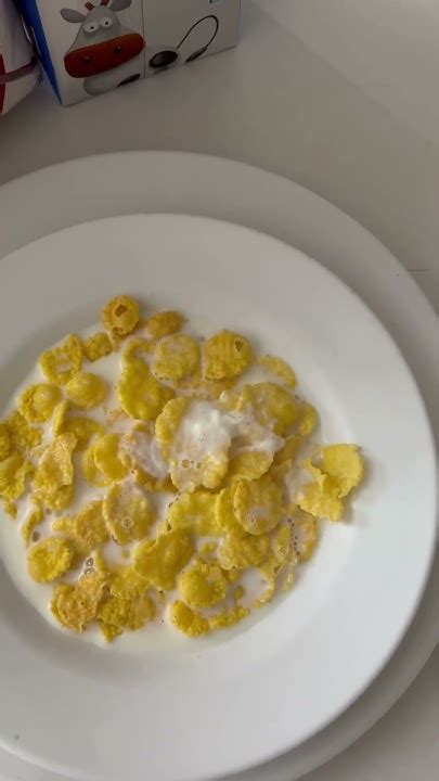 Corn Flakes And Milk🥛🥰 Cornflakes Kelloggs Easy Tasty Youtube