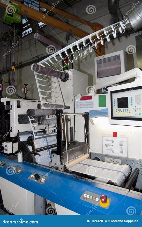 Offset Flexo Press Printing For Labels Stock Images Image 16932014