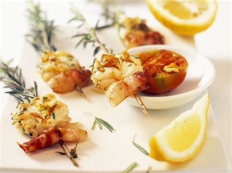 Monkfish Skewers With Bacon Recipe Eat Smarter USA