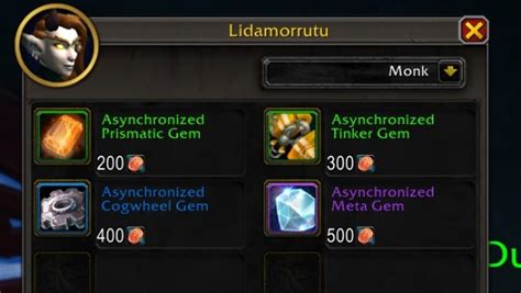 Every Gem And New Ability In Wow Remix Mists Of Pandaria