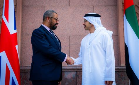 UAE Foreign Minister Meets UK Counterpart