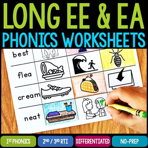 Phonics Long Vowel Ee Ea Worksheet Hot Sex Picture