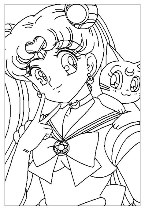 Desenhos da Sailor Moon - Modelos para Colorir