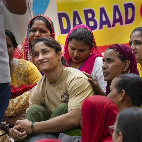 Wrestlers Protest At Jantar Mantar