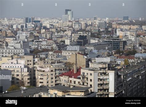 Old Town Bucharest Seen From Above Stock Photo Alamy