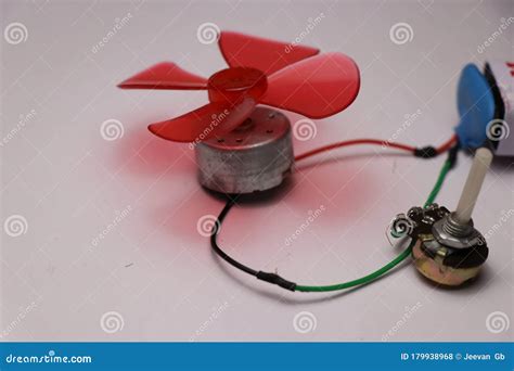 Dc Motor Speed Control with Potentiometer Stock Photo - Image of ...