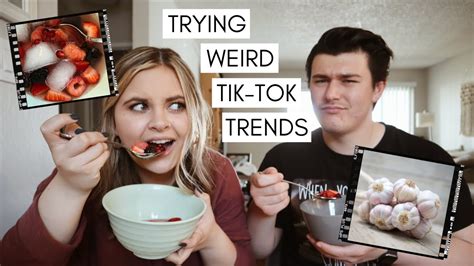 Testing Weird Tik Tok Food Trends Youtube