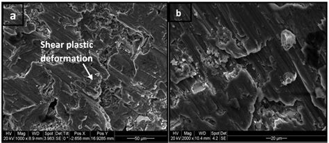 A Sem Micrograph Of The Fractured Surface Of A Joint Made Using A 5