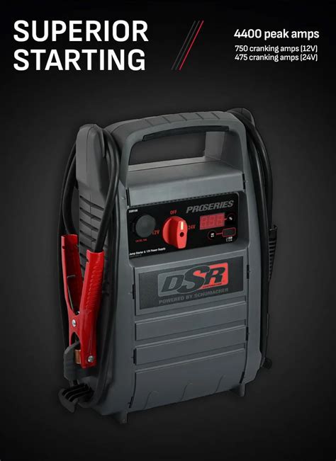 DSR PROSERIES 4400A 12V 24V JUMP STARTER AND PORTABLE POWER STATION