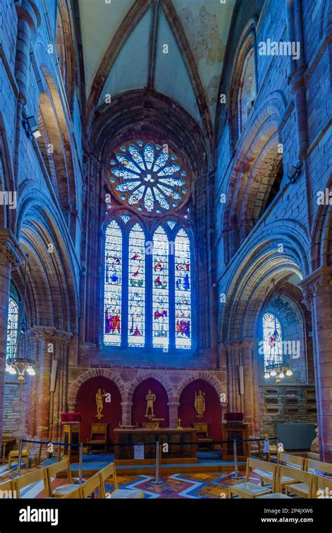 Kirkwall Uk October 03 2022 View Of The Interior Of St Magnus