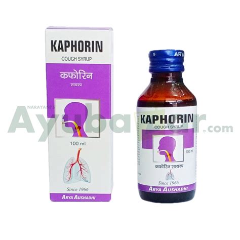 Arya Aushadhi Kaphorin Helps Provide Relief From Cough And Throat