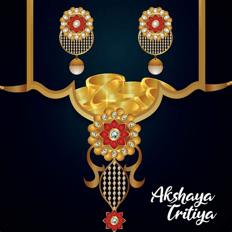 Akshaya Tritiya Indian Festival With Jewellery Sale Offer With Golden