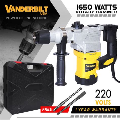 Vanderbilt 1650W Demolition Hammers 220V Chipping Gun Heavy Duty