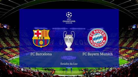 Pes Fc Barcelona Vs Fc Bayern Munich Uefa Champions League