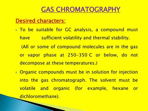 Gas Chromatography And Mass Spectrometry Gc Ms By Pravisankar Ppt