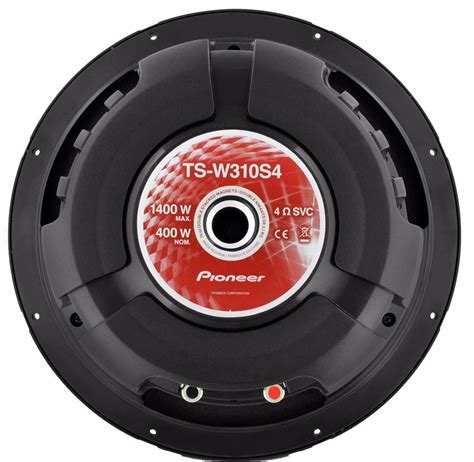 Auto Falante Sub Woofer Pioneer Ts W S Watts Rms R