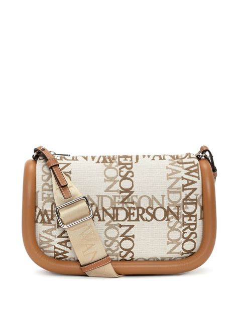 Jw Anderson Bumper Crossbody Bag Neutrals Farfetch Uk