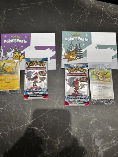 Pikachu Evoli Pokemon Ensemble Promo Fr Poke Poste Poke Post Eur