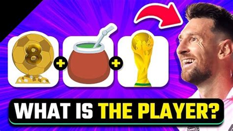 Guess The Football Player By Emoji Tfq Quiz Football Youtube