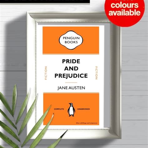 Penguin Book Poster Etsy Uk