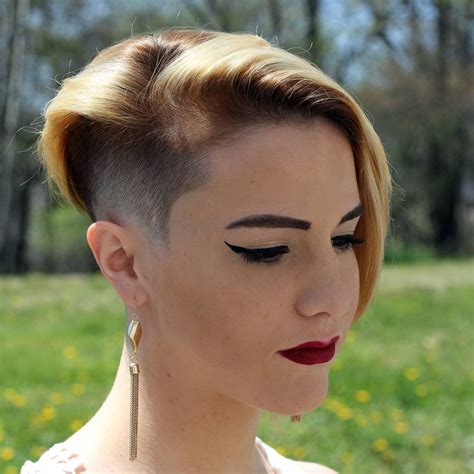 Forced Headshave Haircut Buzzcut Women Short Hair Trends 45024 Hot