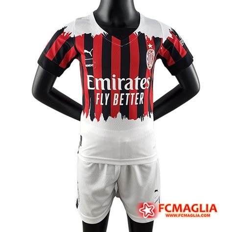 Nuove Maglie Calcio Ac Milan Bambino Quarto A Poco Prezzo