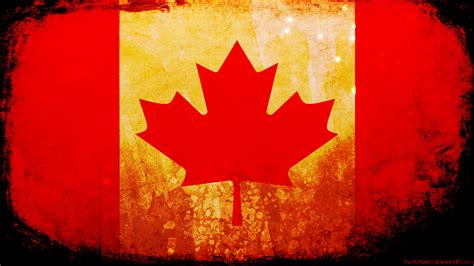 Canada flag grunge wallpaper by The-proffesional on DeviantArt